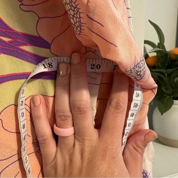 Rachel Comey Pink Purple Pop Floral Silk Robe Dress XS/S Oversized - Picture 7 of 16